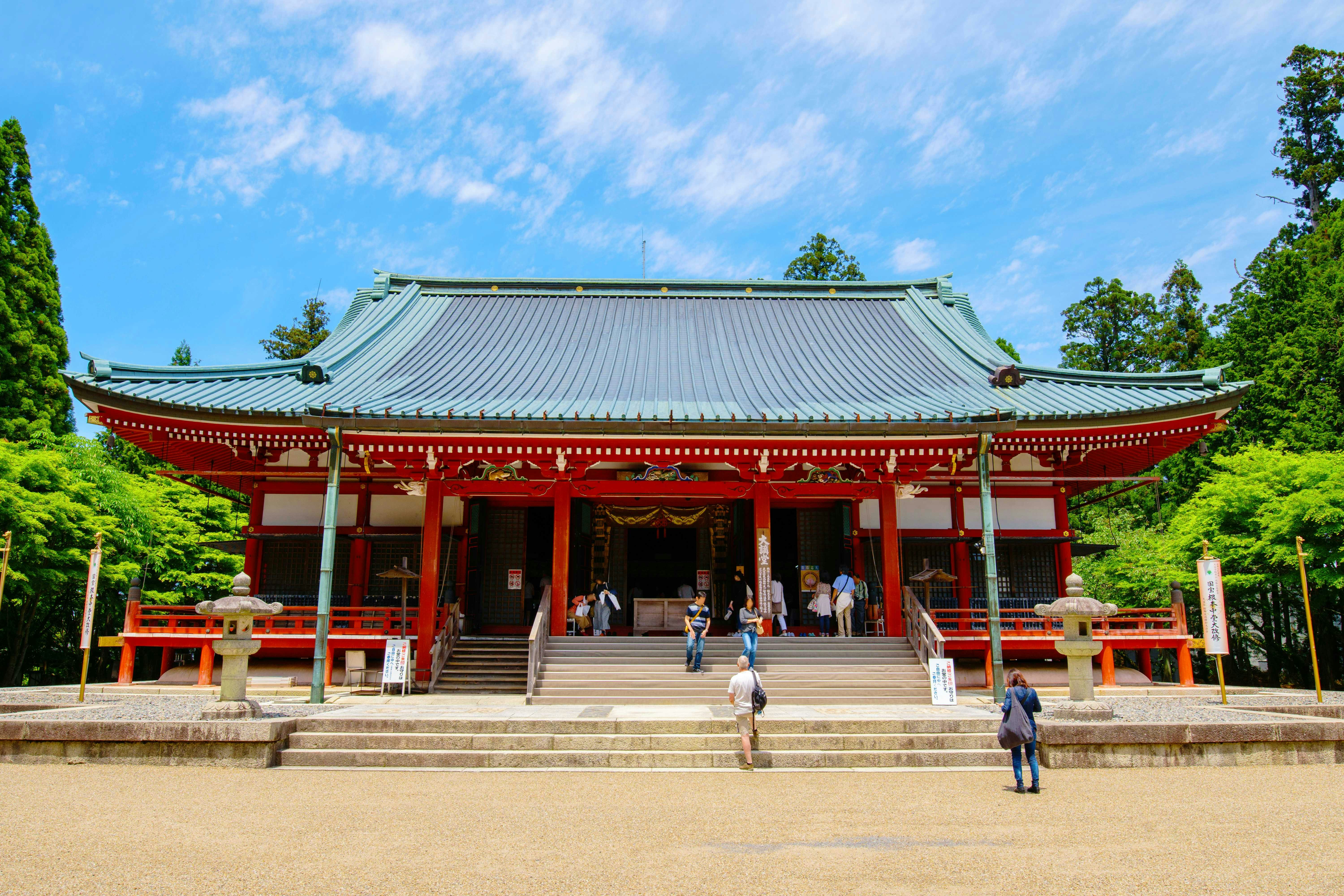 ktoyo,japan - May 21,2018 : Mt.Hiei-zan Enryaku-ji Temple in Kyoto,Japan.Enryaku-ji Temple was founded by the priest Saicho In 788.